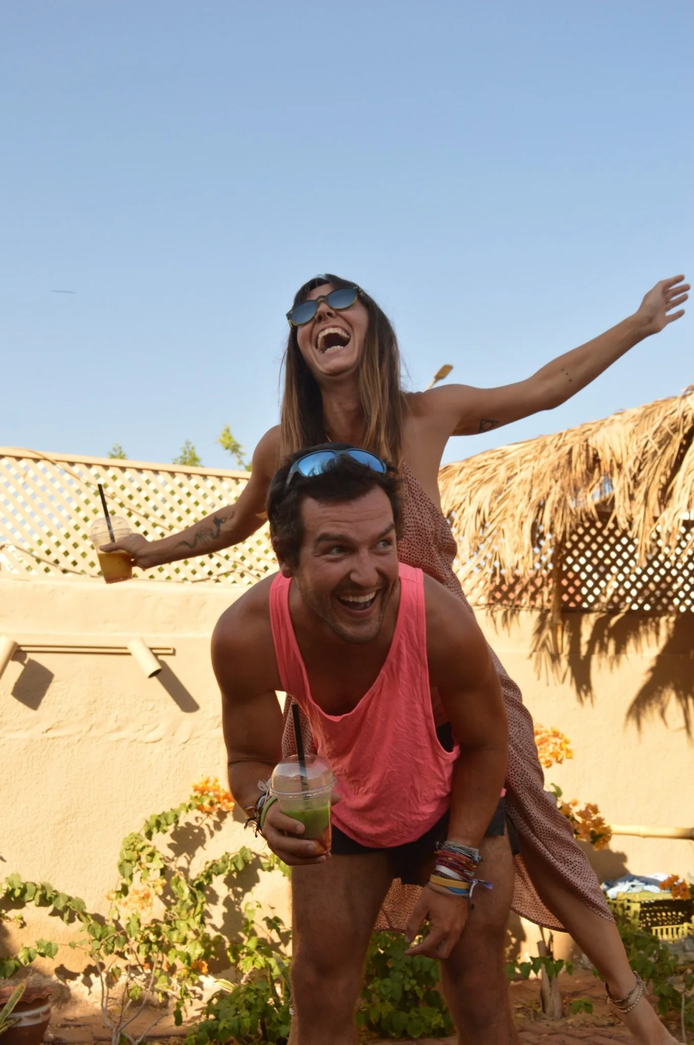 Drinks, snacks, and table games